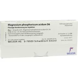 MAGNESIUM PHOSPHORICUM ACIDUM D 6 fiale, 8X1 ml