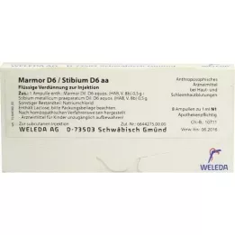 MARMOR Fiale D 6/Stibium D 6 aa, 8X1 ml