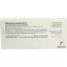 MERCURIUS AURATUS D 15 fiale, 8X1 ml