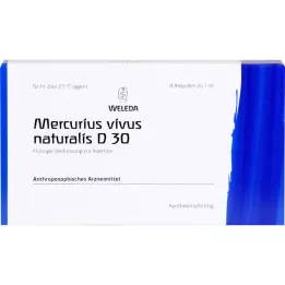 MERCURIUS VIVUS NATURALIS D 30 fiale, 8X1 ml