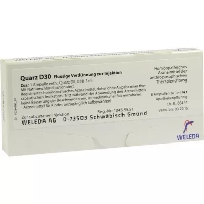 QUARZ D 30 fiale, 8X1 ml