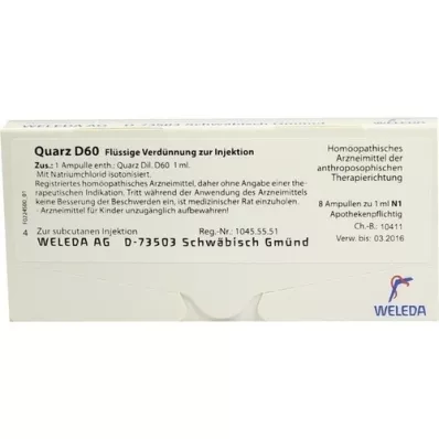QUARZ D 60 fiale, 8X1 ml