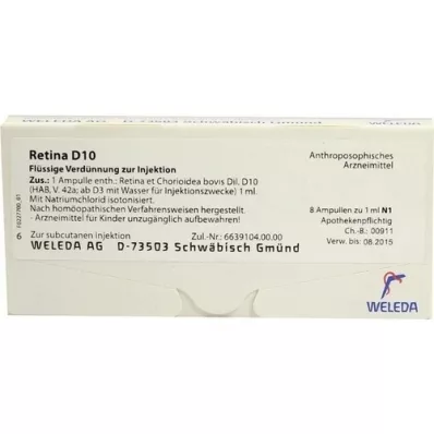 RETINA ET Chorioidea D 10 fiale, 8X1 ml