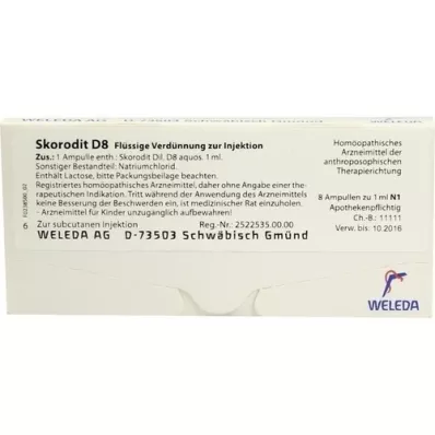 SKORODIT D 8 fiale, 8X1 ml SKORODIT D 8 fiale, 8X1 ml