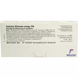 SOLUTIO SILICEAE comp.D 6 fiale, 8X1 ml