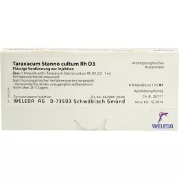 TARAXACUM STANNO cultum RH D 3 fiale, 8X1 ml