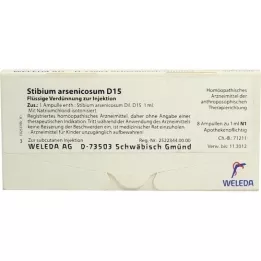 STIBIUM ARSENICOSUM D 15 fiale, 8X1 ml