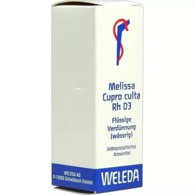 MELISSA CUPRO culta RH D 3 diluizione, 20 ml