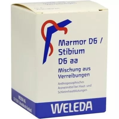 MARMOR D 6/Stibium D 6 aa Triturazione, 50 g