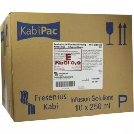 KOCHSALZLÖSUNG Bottiglia di plastica Fresenius allo 0,9%, 10X250 ml