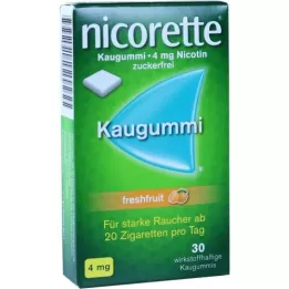 NICORETTE Gomma da masticare alla frutta fresca da 4 mg, 30 pz