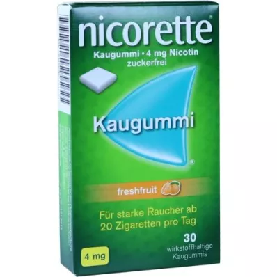 NICORETTE Gomma da masticare alla frutta fresca da 4 mg, 30 pz