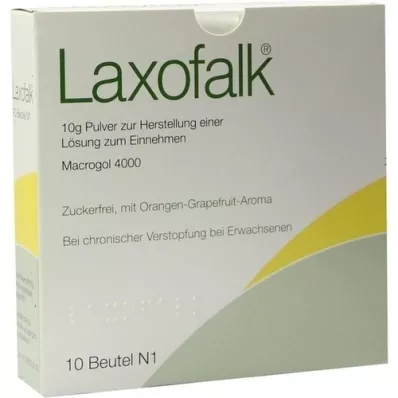 LAXOFALK 10 g Plv.z.Manufacturer e.Lsg.z.Sacchetto di aspirazione, 10 pz