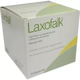 LAXOFALK 10 g Plv.z.Manufacturer e.Lsg.z.Sacchetto di aspirazione, 50 pz