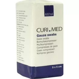 MULLKOMPRESSEN 5x5 cm non sterile 8 strati, 100 pz