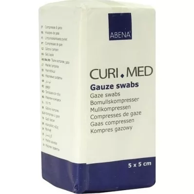MULLKOMPRESSEN 5x5 cm non sterile 8 strati, 100 pz