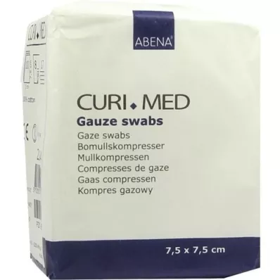 MULLKOMPRESSEN 7,5x7,5 cm non sterile 8 veli, 100 pz