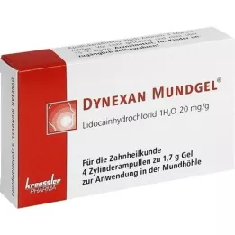 DYNEXAN Fiale cilindriche di gel per bocca, 4X1,7 g