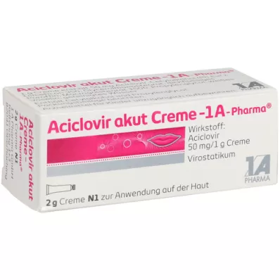 ACICLOVIR crema acuta-1A Pharma, 2 g ACICLOVIR crema acuta-1A Pharma, 2 g