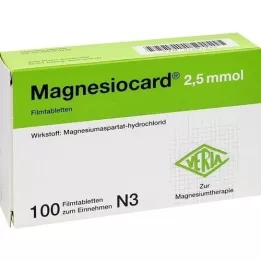 MAGNESIOCARD Compresse rivestite con film da 2,5 mmol, 100 pz