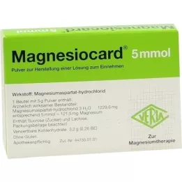 MAGNESIOCARD 5 mmol Plv.z.Her.e.Lsg.z.Intake, 20 pz