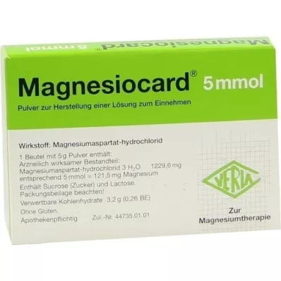 MAGNESIOCARD 5 mmol Plv.z.Her.e.Lsg.z.Intake, 20 pz MAGNESIOCARD 5 mmol Plv.z.Her.e.Lsg.z.Intake, 20 pz