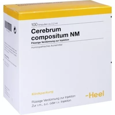 CEREBRUM COMPOSITUM NM Fiale, 100 pz CEREBRUM COMPOSITUM NM Fiale, 100 pz