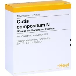 CUTIS compositum N fiale, 10 pz