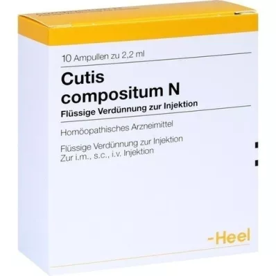 CUTIS compositum N fiale, 10 pz