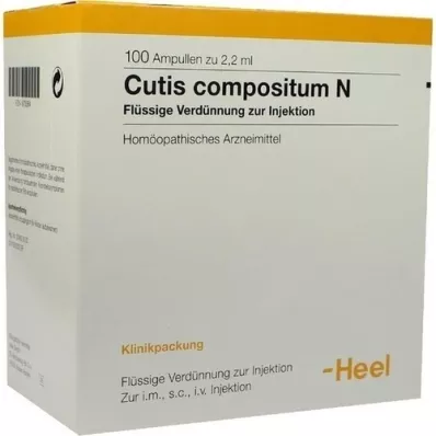 CUTIS compositum N fiale, 100 pz