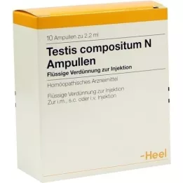 TESTIS COMPOSITUM N fiale, 10 pz