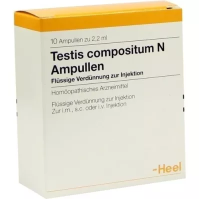 TESTIS COMPOSITUM N fiale, 10 pz