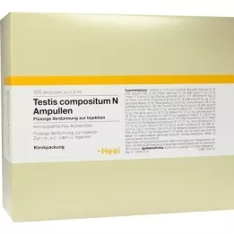TESTIS COMPOSITUM N fiale, 100 pz