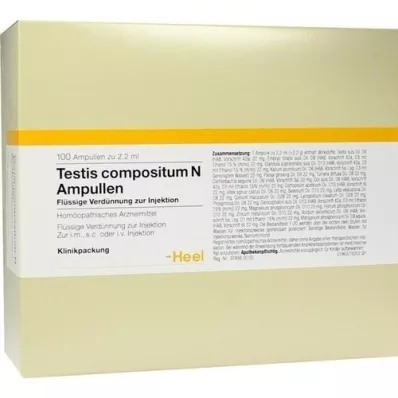TESTIS COMPOSITUM N fiale, 100 pz