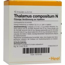 THALAMUS compositum N fiale, 10 pz