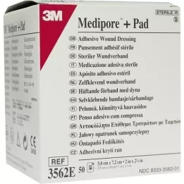 MEDIPORE Medicazione sterile per ferite Plus Pad 3562E, 50 pz