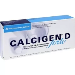 CALCIGEN D forte 1000 mg/880 UI compresse effervescenti, 40 pz