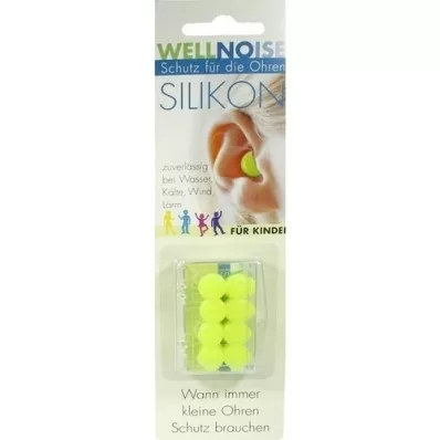WELLNOISE Tappi per le orecchie per bambini in blister, 4X2 pz WELLNOISE Tappi per le orecchie per bambini in blister, 4X2 pz