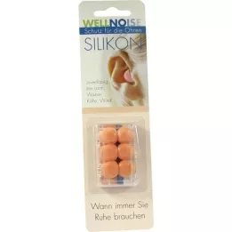 WELLNOISE Tappi per le orecchie in blister cutaneo, 3X2 pz