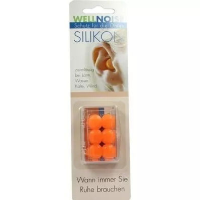 WELLNOISE Tappi per le orecchie in blister arancione, 3X2 pz WELLNOISE Tappi per le orecchie in blister arancione, 3X2 pz
