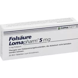 FOLSÄURE LOMAPHARM compresse da 5 mg, 20 pz
