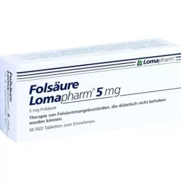 FOLSÄURE LOMAPHARM compresse da 5 mg, 50 pz