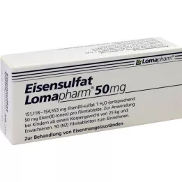 EISENSULFAT Lomapharm 50 mg compresse rivestite con film, 50 pz