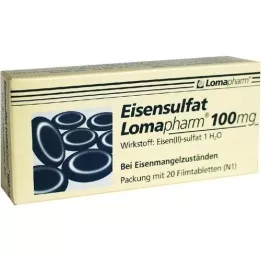EISENSULFAT Lomapharm 100 mg compresse rivestite con film, 20 pz