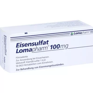 EISENSULFAT Lomapharm 100 mg compresse rivestite con film, 50 pz