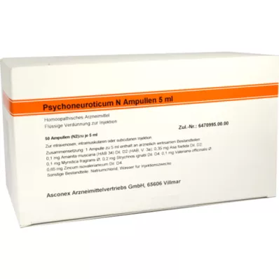 PSYCHONEUROTICUM N fiale, 50X5 ml PSYCHONEUROTICUM N fiale, 50X5 ml