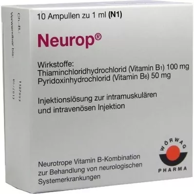 NEUROP Soluzione iniettabile fiale, 10X1 ml