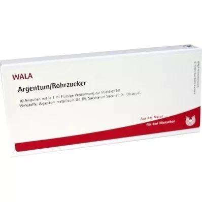 ARGENTUM/ROHRZUCKER Fiale, 10X1 ml ARGENTUM/ROHRZUCKER Fiale, 10X1 ml
