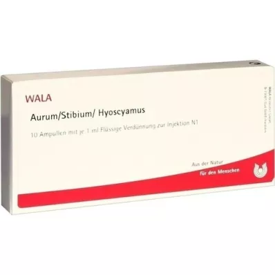 AURUM/STIBIUM/Fiale di Hyoscyamus, 10X1 ml