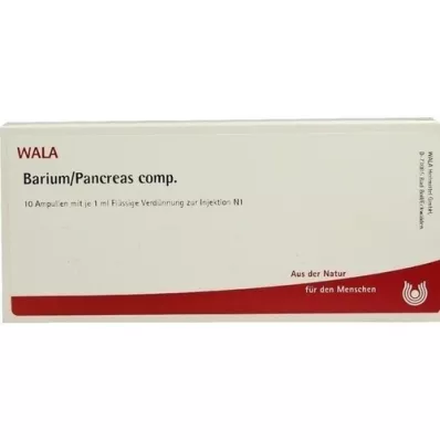 BARIUM/PANCREAS comp. fiale, 10X1 ml